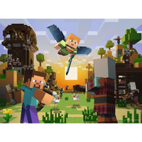 Ravensburger 04177-1 Minecraft Construction and Adventure 150pc Jigsaw Puzzle 4005555041771