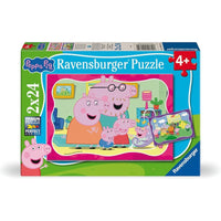 Ravensburger 04184-9 Peppa Pig 2x24pc Jigsaw Puzzle 4005555041849