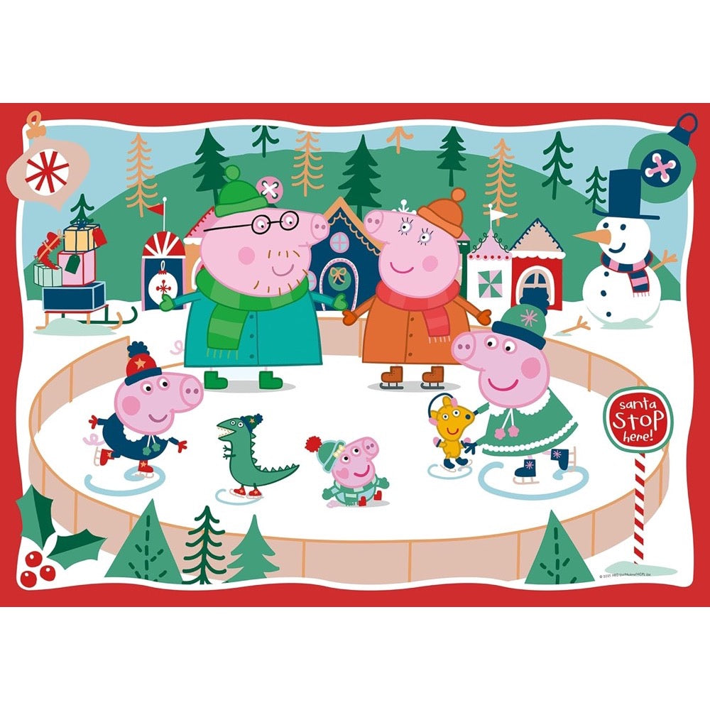 Ravensburger 04186-3 Peppa Pig Christmas Giant Floor 24pc Jigsaw Puzzle 4005555041863