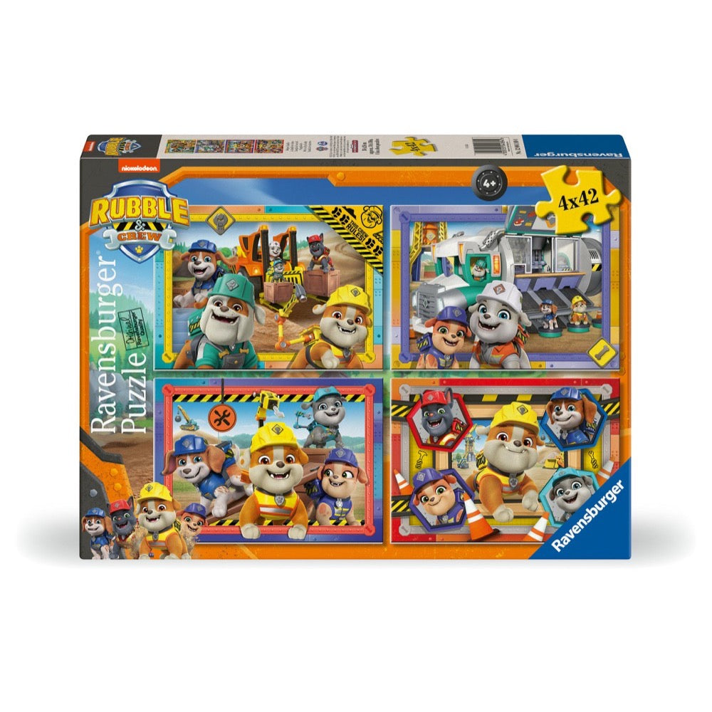 Ravensburger 04189-4 Rubble & Crew Bumper Pack 4x42pc Jigsaw Puzzle 4005555041894