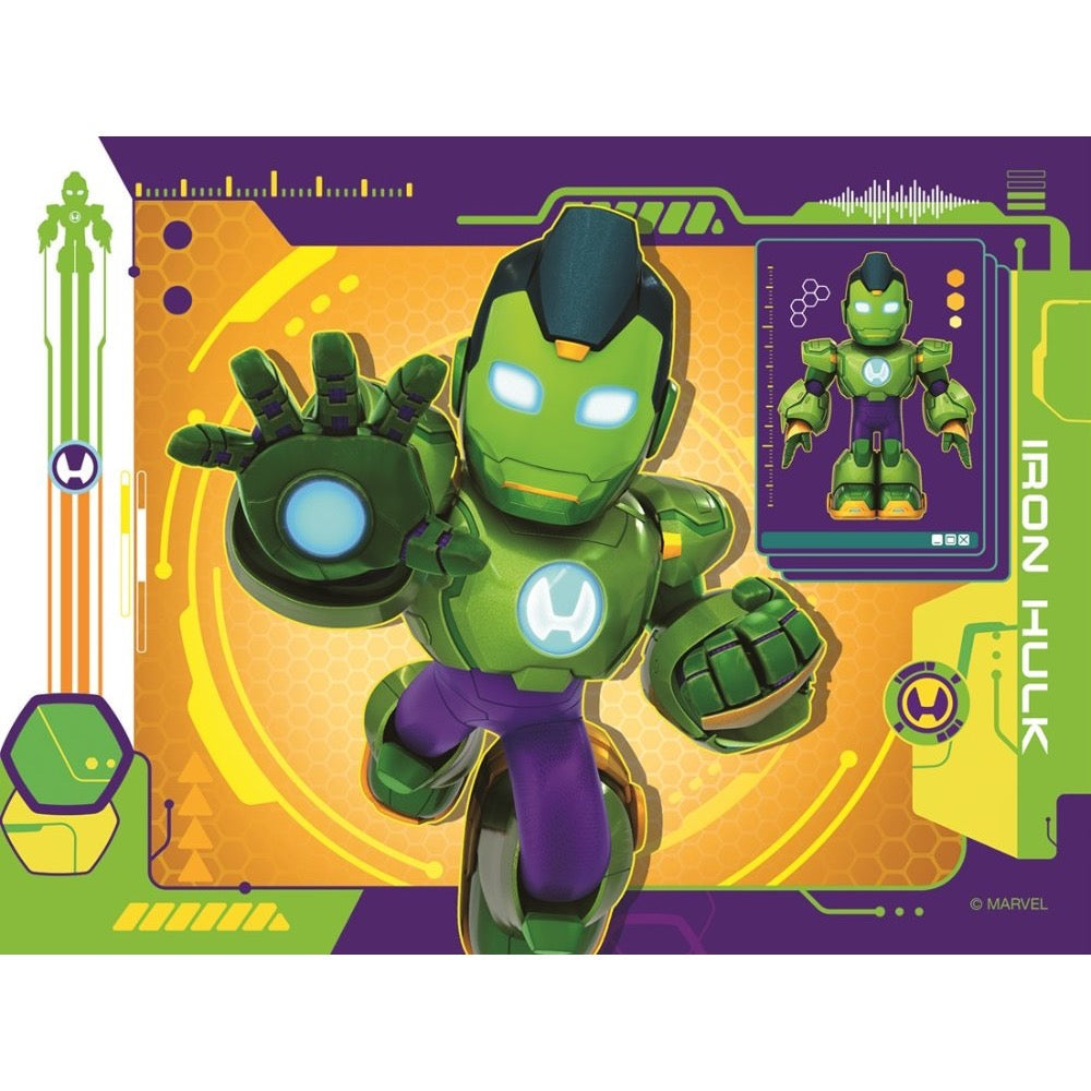 Ravensburger 04190-0 Iron Man & His Awesome Friends 4 In a Box 12, 16, 20 & 24pc Jigsaw Puzzle 4005555041900