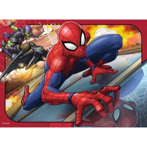 Ravensburger 04201-3 Marvel Spider-Man 4 In a Box 12, 16, 20 & 24pc Jigsaw Puzzle 4005555042013