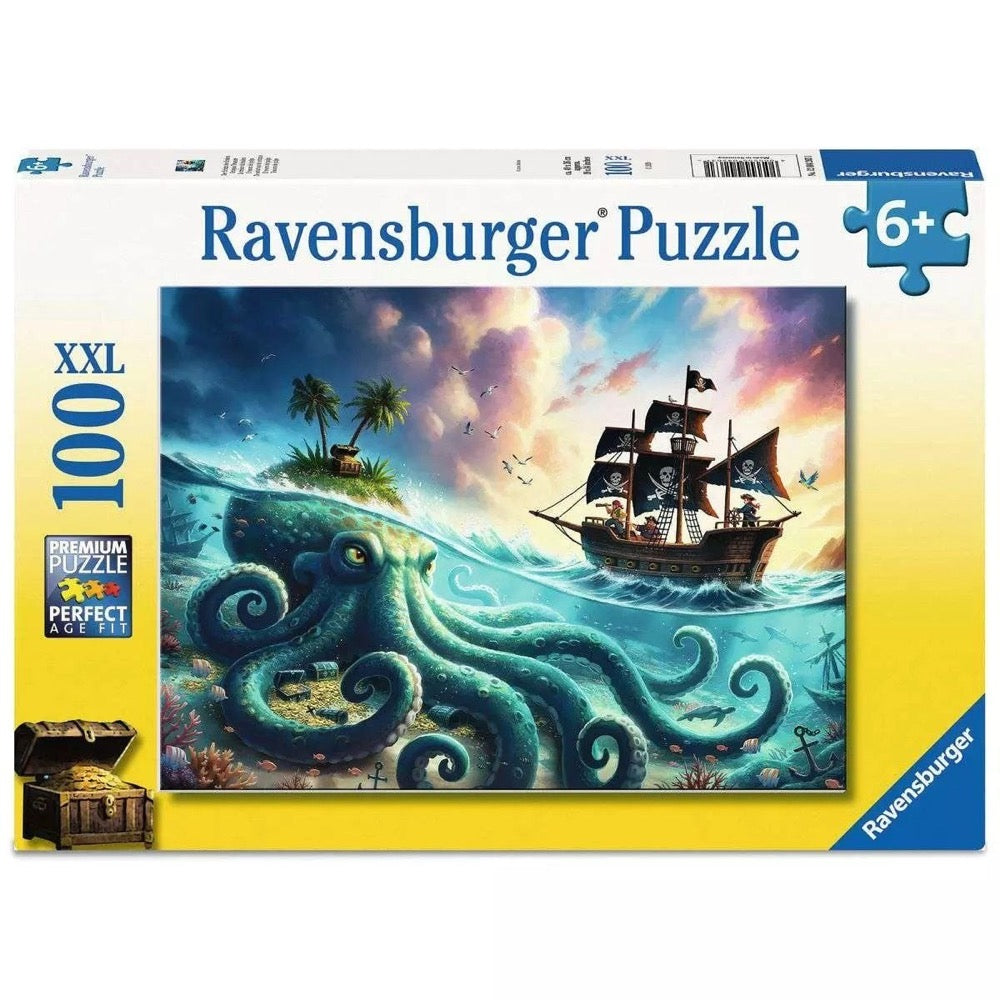 Ravensburger 04263-1 Octopus Treasure 100pc Jigsaw Puzzle