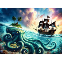 Ravensburger 04263-1 Octopus Treasure 100pc Jigsaw Puzzle