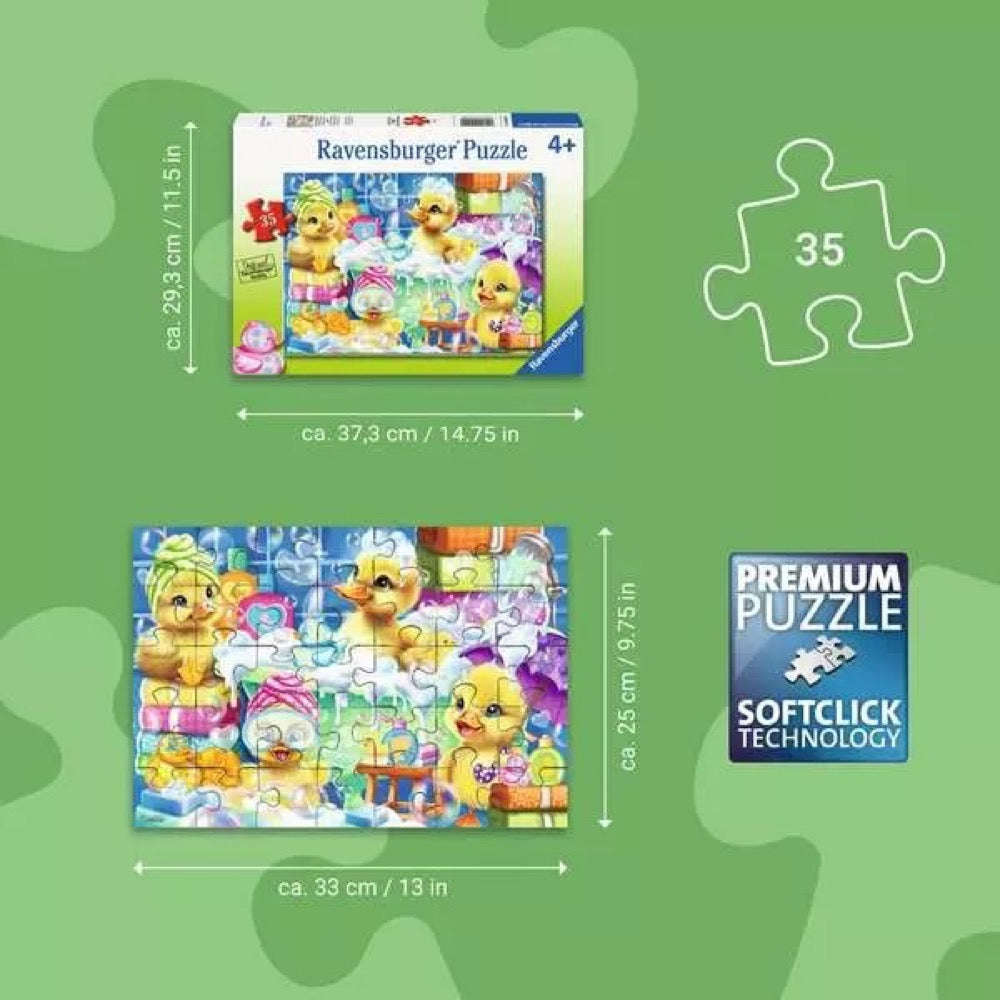 Ravensburger 04299-0 Scrub A Dub Duckies 35pc Jigsaw Puzzle