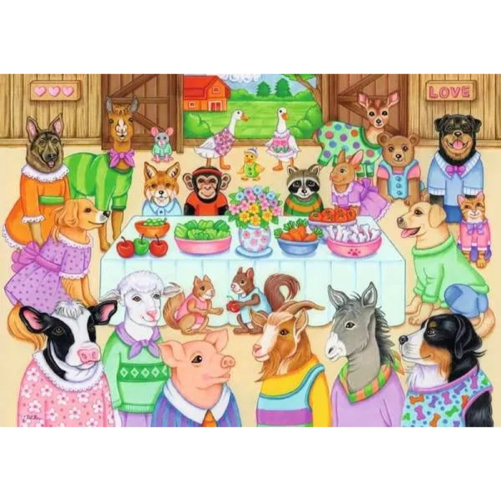 Ravensburger 04300-3 Barn Party 35pc Jigsaw Puzzle
