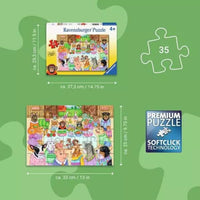 Ravensburger 04300-3 Barn Party 35pc Jigsaw Puzzle