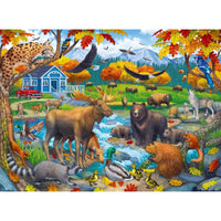 Ravensburger 04304-1 Wildlife Gathering 150pc Jigsaw Puzzle