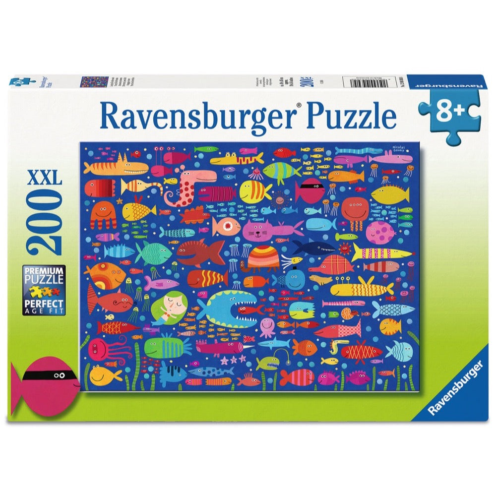 Ravensburger 04305-8 Funny Fish Friends 200pc Jigsaw Puzzle