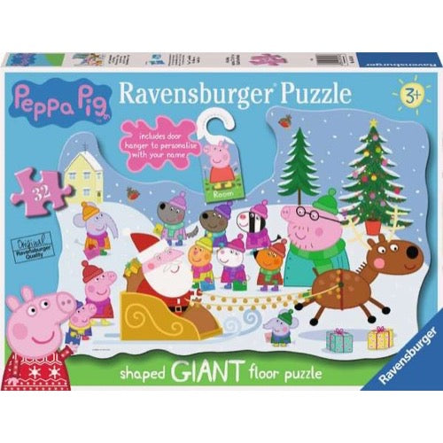 Ravensburger 05534-0 Peppa Pig Christmas Shaped 24pc Jigsaw Puzzle 4005556055340