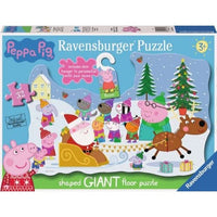 Ravensburger 05534-0 Peppa Pig Christmas Shaped 24pc Jigsaw Puzzle 4005556055340