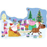 Ravensburger 05534-0 Peppa Pig Christmas Shaped 24pc Jigsaw Puzzle 4005556055340