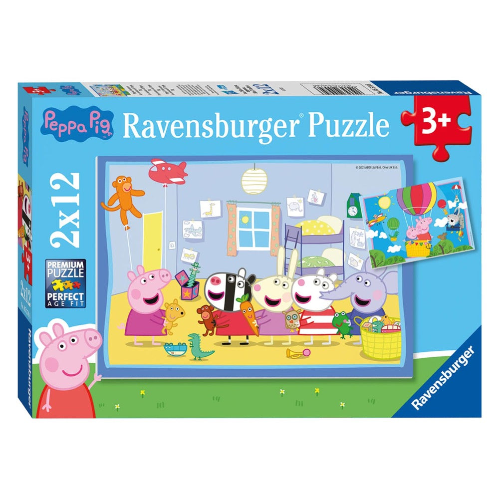 Ravensburger Peppa's Adventures 2x12pc Jigsaw Puzzle