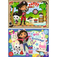 Ravensburger 05710-8 Gabby's Dollhouse Lets Pirate Party! 2x24pc Jigsaw Puzzle 4005556057108