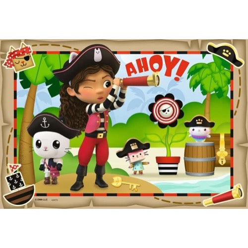 Ravensburger 05710-8 Gabby's Dollhouse Lets Pirate Party! 2x24pc Jigsaw Puzzle 4005556057108