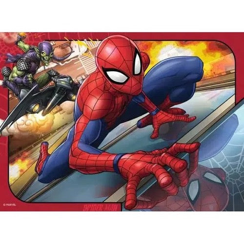 Ravensburger 06915-6 Disney Spider-Man 4 In a Box 12, 16, 20 & 24pc Jigsaw Puzzle 4005556069156