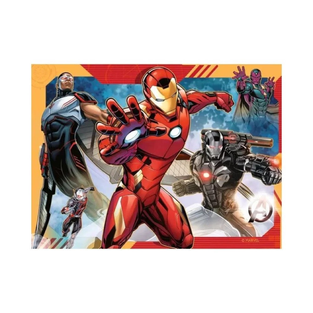 Ravensburger 06942-2 Disney Marvel Avengers 4 In a Box 12, 16, 20 & 24pc Jigsaw Puzzle 4005556069422