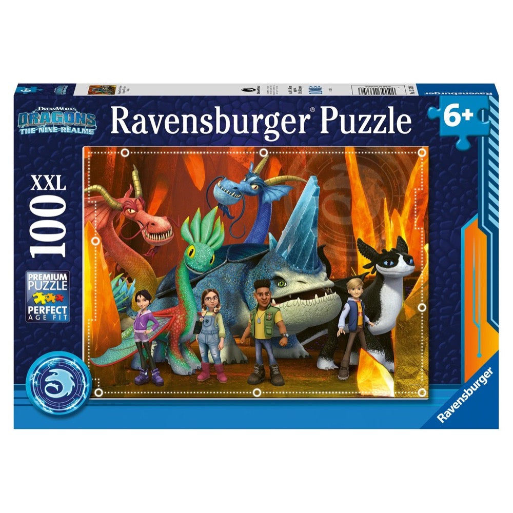 Ravensburger 13379-6 How To Train Your Dragons Realms 100pc Jigsaw Puzzle 4005556133796