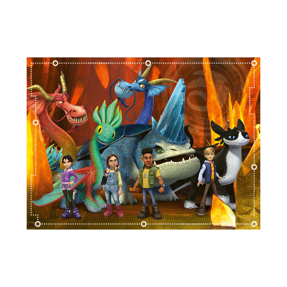 Ravensburger 13379-6 How To Train Your Dragons Realms 100pc Jigsaw Puzzle 4005556133796