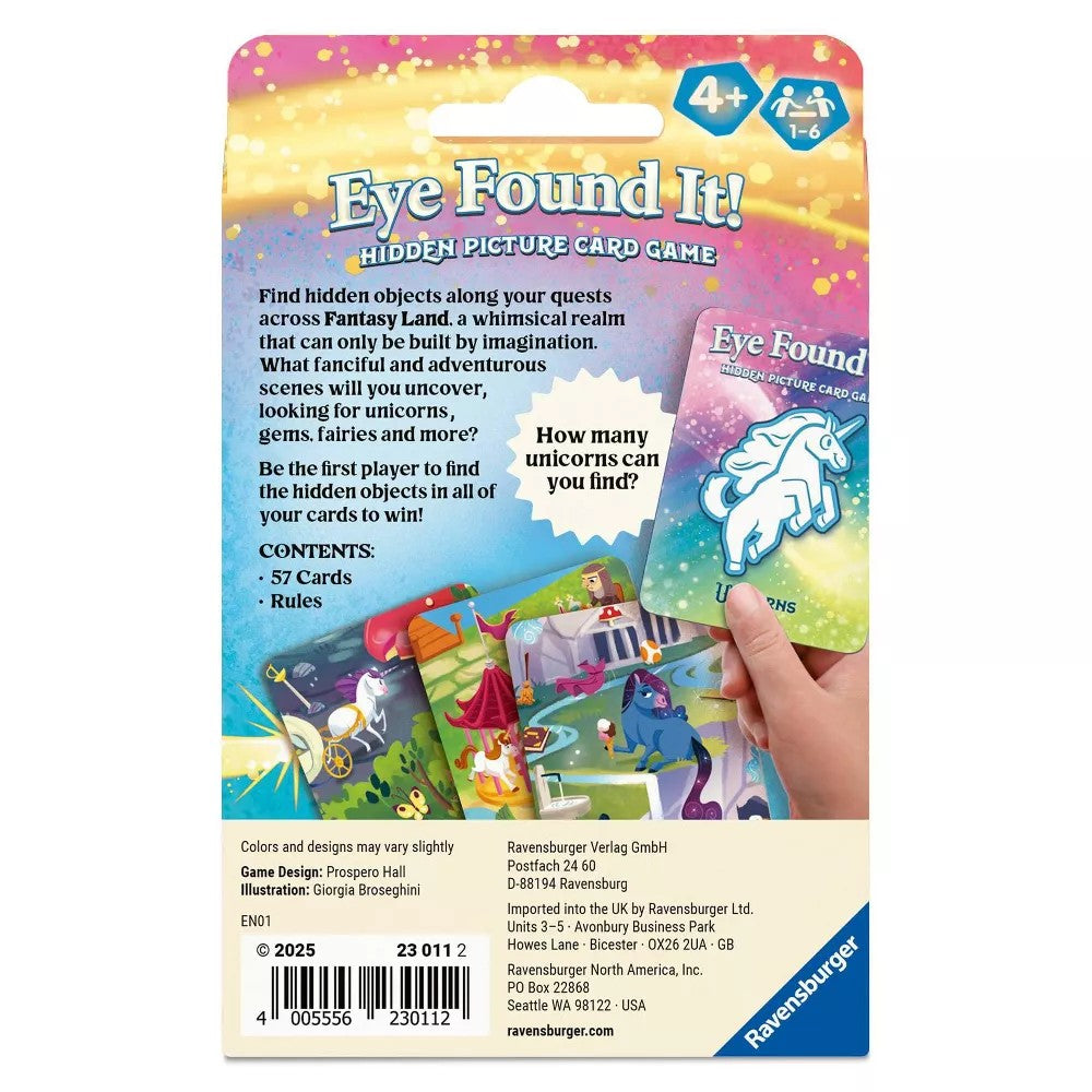 Ravensburger 23011-2 Eye Found It Fantasy Card Game 4005556230112