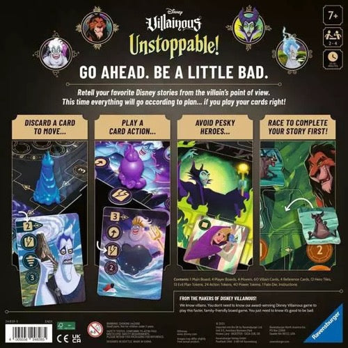 Ravensburger 24694-6 Disney Villainous Unstoppable! Game