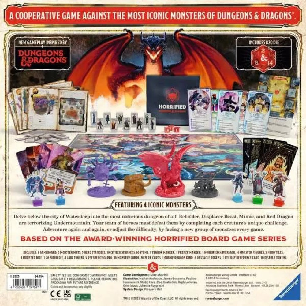 Ravensburger 24754-7 Horrified Dungeons & Dragons