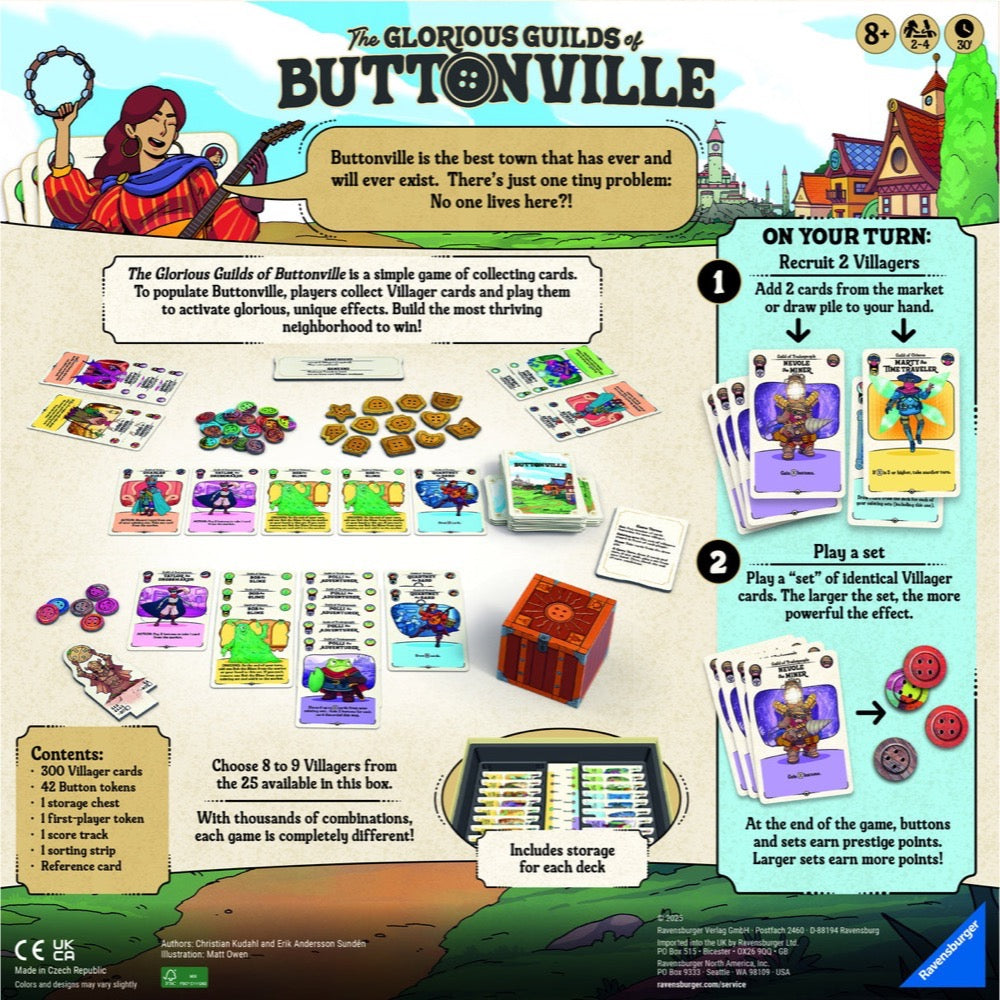 Ravensburger 24785-1 The Glorious Guilds of Buttonville
