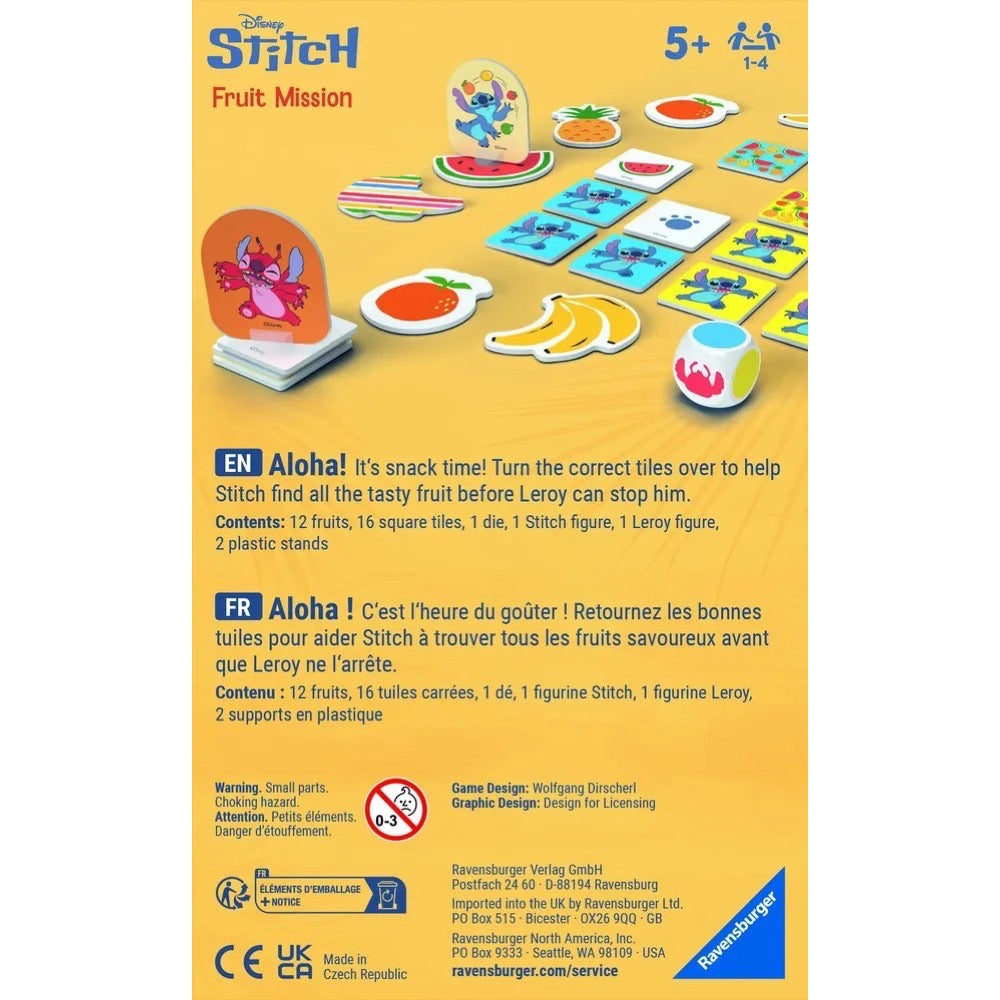 Ravensburger 25120-9 Disney Stitch Fruit Mission
