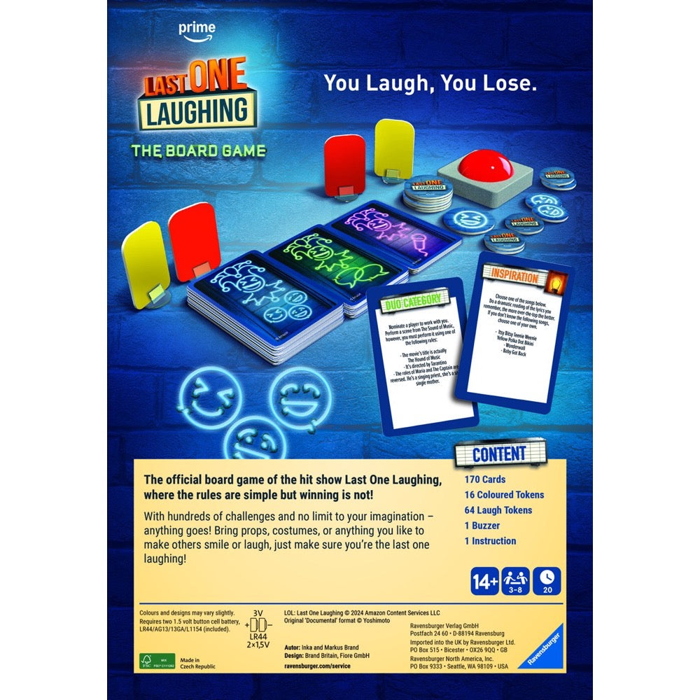Ravensburger 25167-4 Last One Laughing