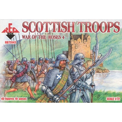 Red Box 043 1/72 Wars of the Roses Scottish Troops 4820316720432