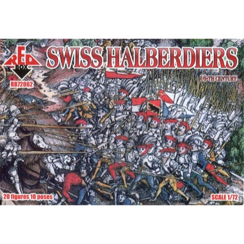 Red Box 062 1/72 16th c. Swiss Infantry (Halberd)