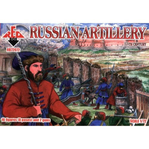 Red Box 072 1/72 17th c. Russian Artillery