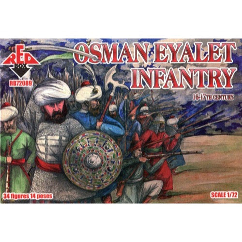 Red Box 088 1/72 16th-17th c. Osman Eyalet Infantry
