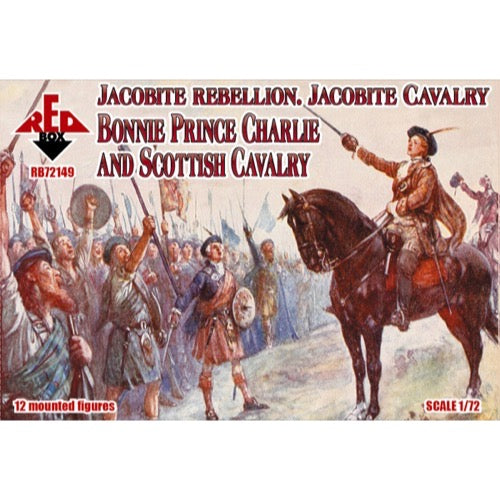 Red Box 72149 1/72 Jacobite Rebellion Jacobite Cavalry Bonnie Prince Charlie and Scottish Cavalry