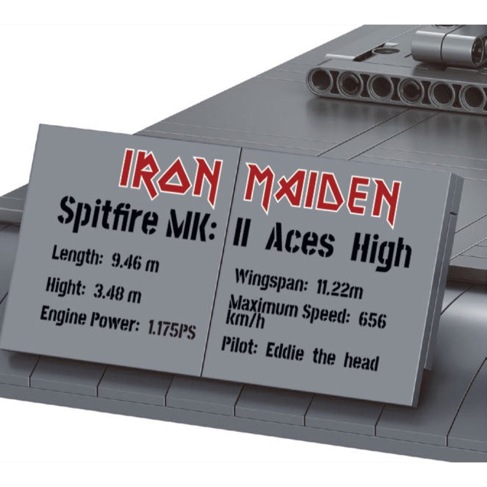 Revell 00962 1/18 Iron Maiden Spitfire Mk.Ii Aces High Brick System