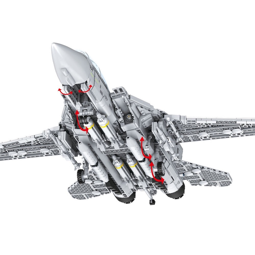Revell 00963 1/18 Maverick's F-14A Tomcat Top Gun Brick System