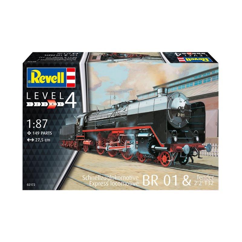 Revell 02172 1/87 Express Locomotive BR01 with Tender T32