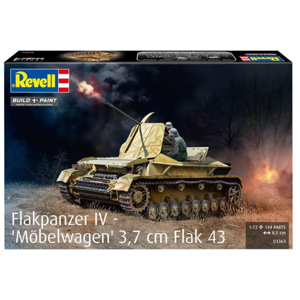 Revell 03363 1/72 Flakpanzer IV Möbelwagen 3,7cm Flak 43