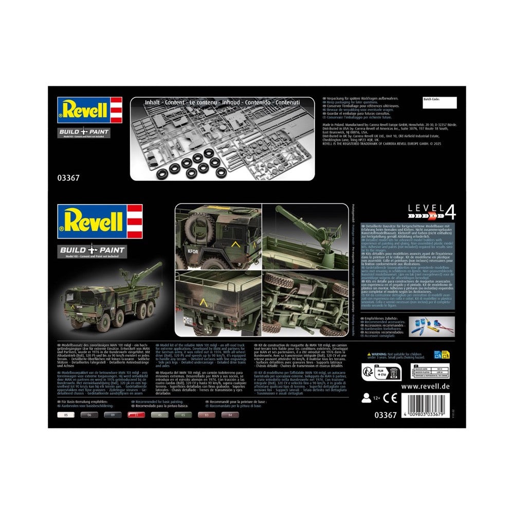 Revell 03367 1/35 MAN 10t milgl 8x8 Truck