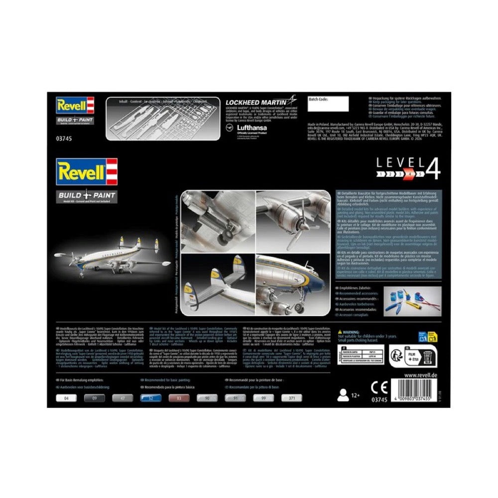 Revell 03745 1/144 L.1049G Super Constellation Lufthansa 100 Years