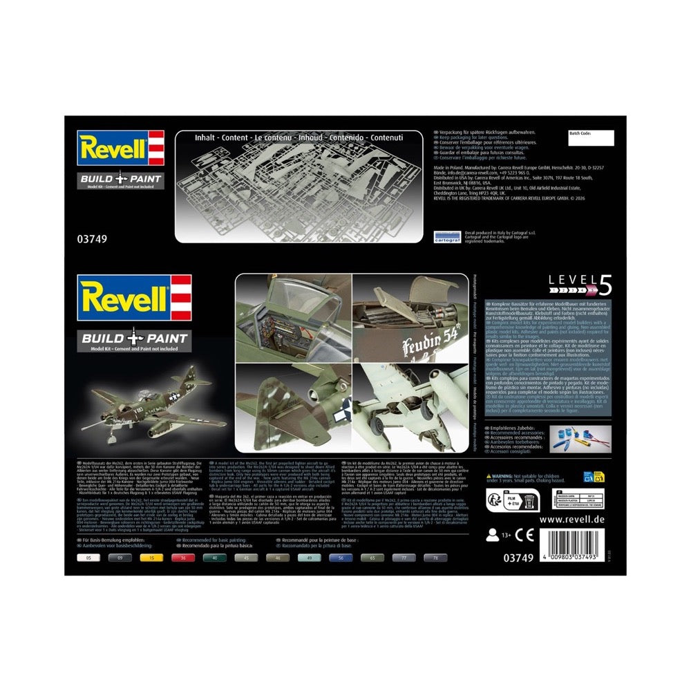 Revell 03749 1/32 Messerschmitt Me262A-1a/U4