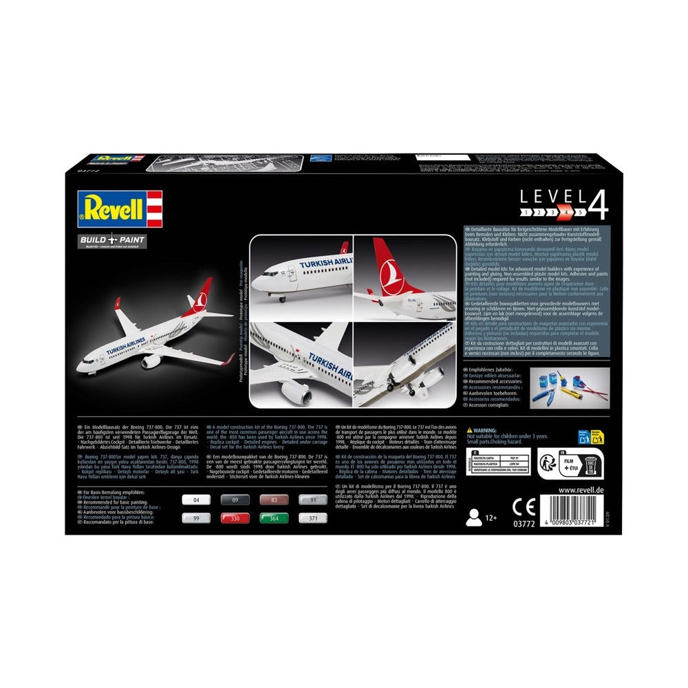 Revell 03772 1/144 Boeing 737-800 Turkish Airlines