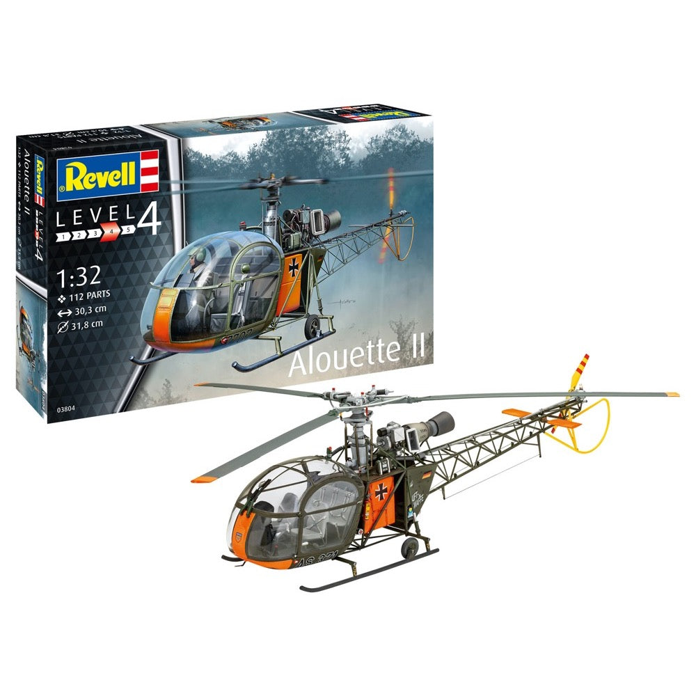 Revell 03804 1/32 Alouette II Helicopter