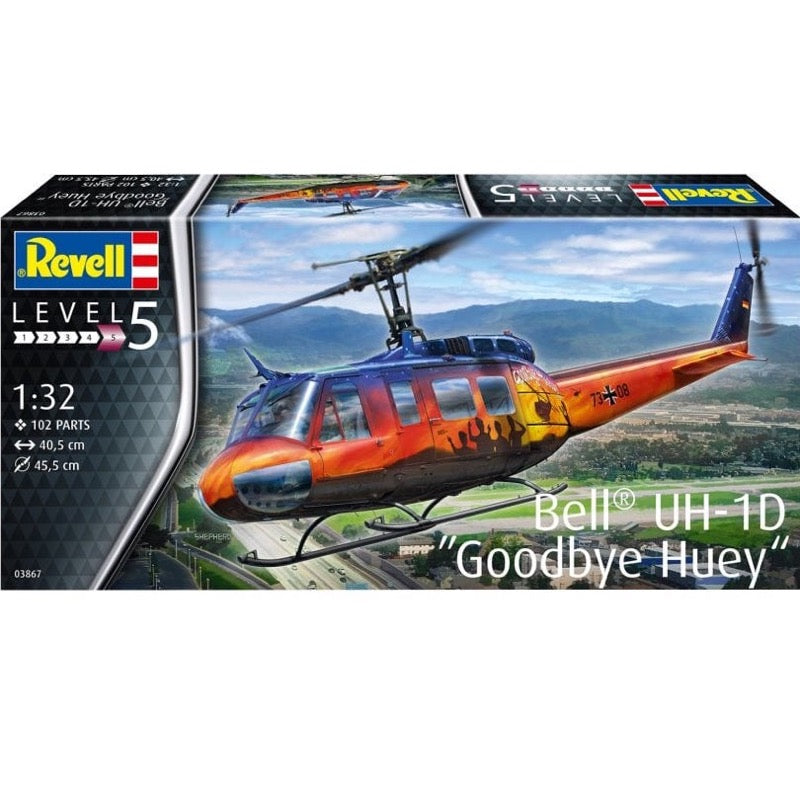 Revell 03867 1/32 Bell UH-1D Goodbye Huey Plastic Model Kit