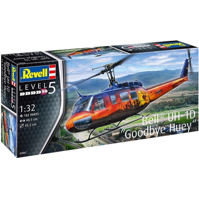 Revell 03867 1/32 Bell UH-1D Goodbye Huey Plastic Model Kit
