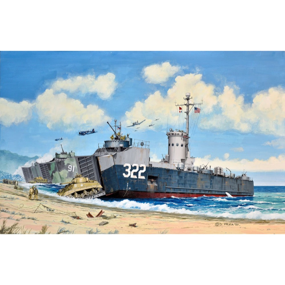 Revell 05169 1/144 US Navy Landing Ship Medium (Bofors 40mm Gun)