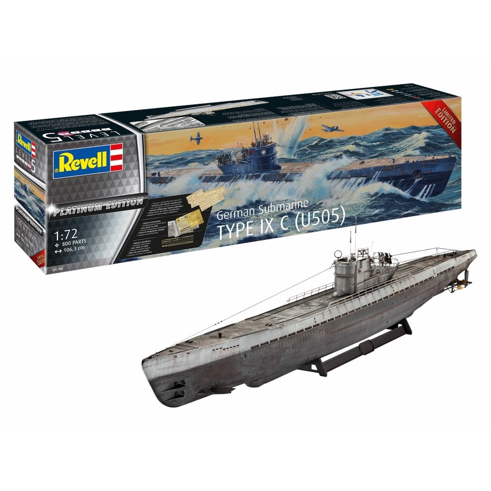 Revell 05180 1/72 Type IX C Platinum Edition
