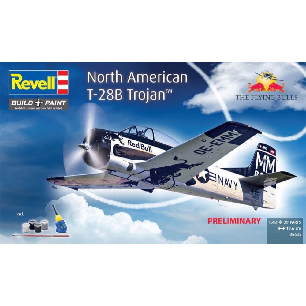 Revell 05635 1/48 Geschenkset Flying Bulls T-28B Trojan Gift Set