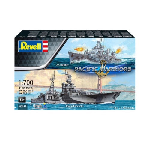 Revell 05644 1/700 Pacific Warriors USS Fletcher and USS Indianapolis Gift Set