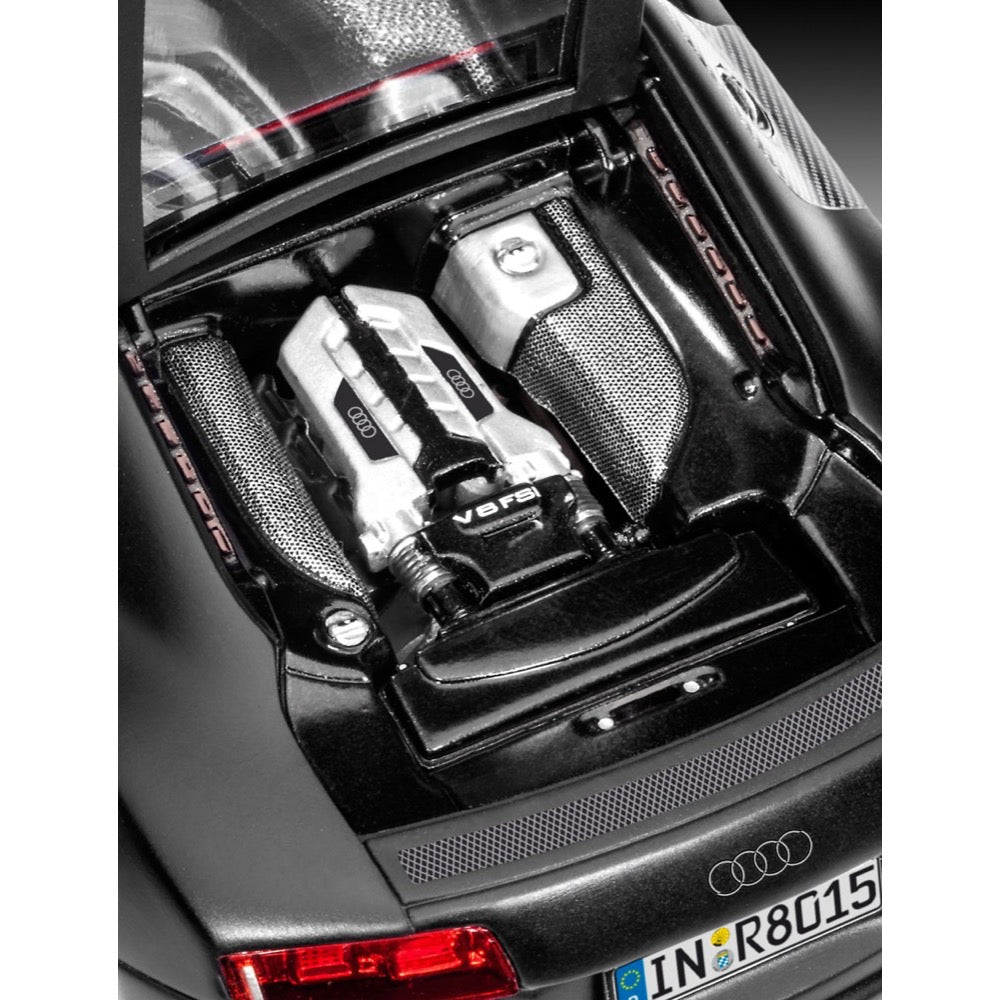 Revell 07057 1/24 Audi R8 Black